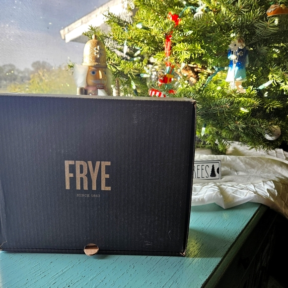 Frye Veronica Leather Buckle Moto Booties, Size 8.5, Color Redwood - Picture 9 of 10